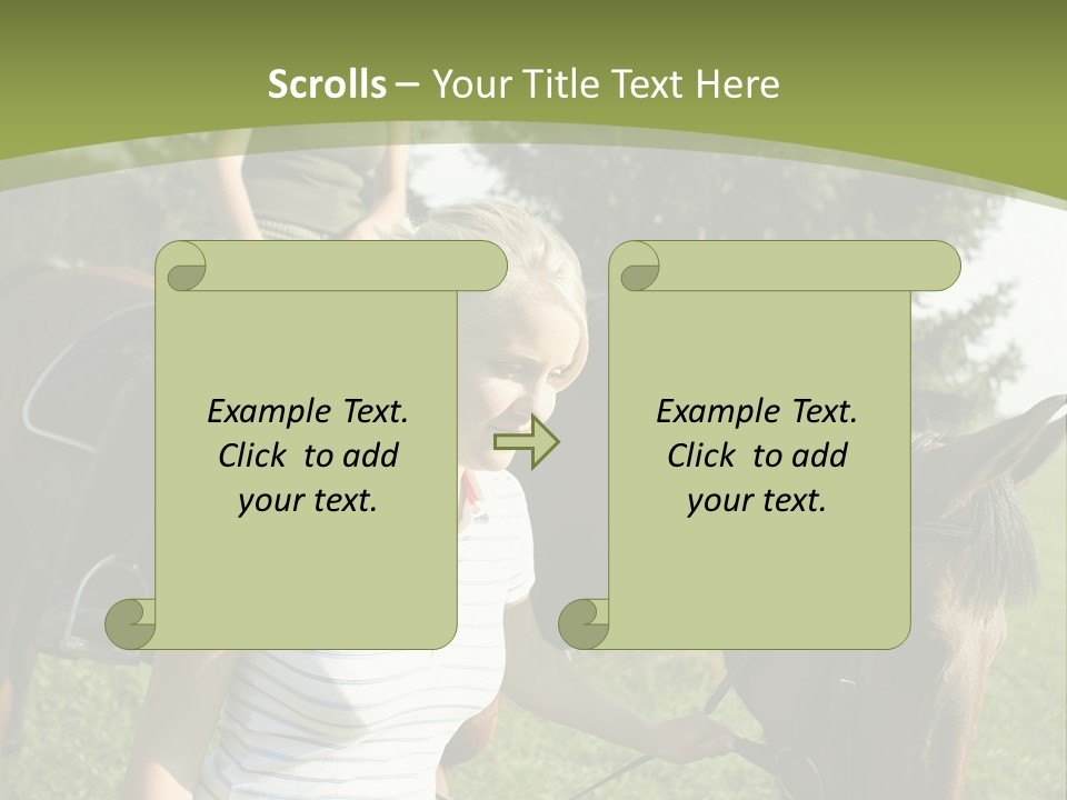 Twopeople Instructor Stockphotos PowerPoint Template