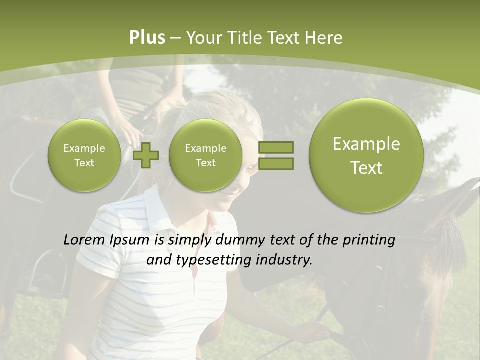 Twopeople Instructor Stockphotos PowerPoint Template