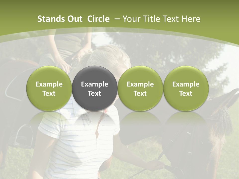 Twopeople Instructor Stockphotos PowerPoint Template