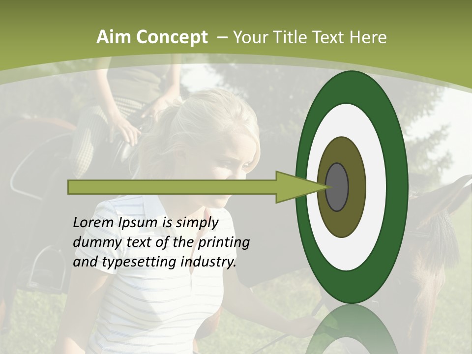 Twopeople Instructor Stockphotos PowerPoint Template