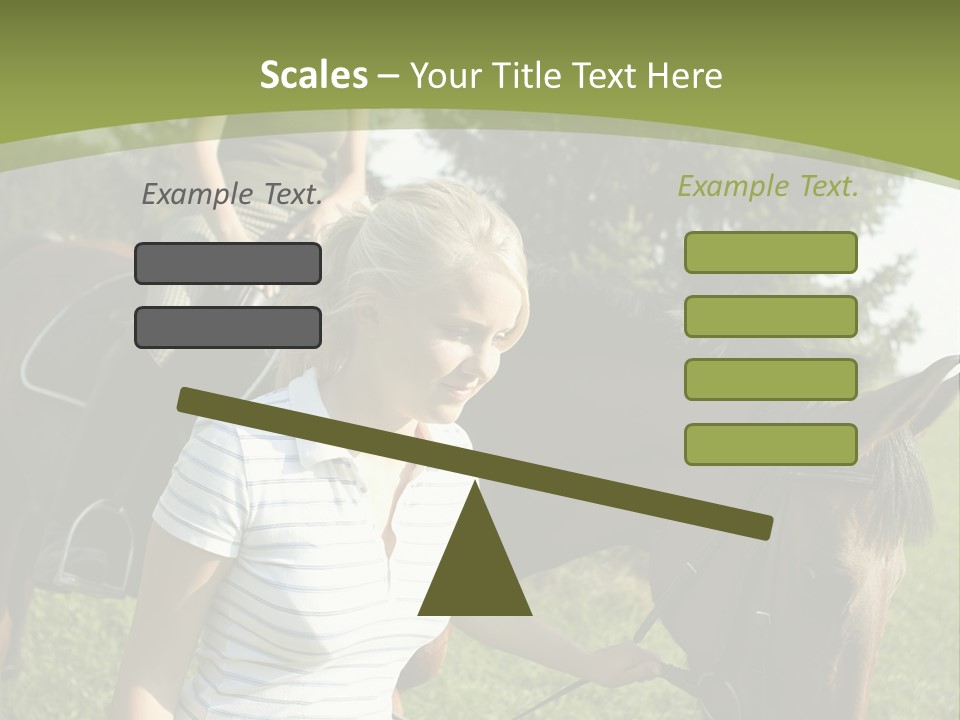 Twopeople Instructor Stockphotos PowerPoint Template