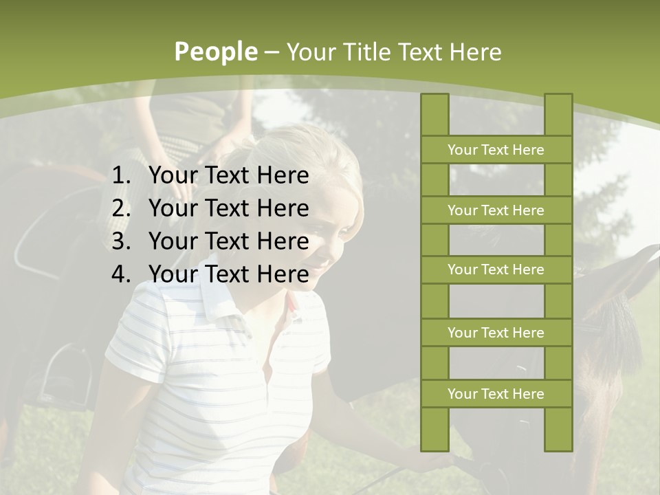 Twopeople Instructor Stockphotos PowerPoint Template