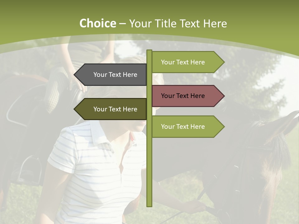 Twopeople Instructor Stockphotos PowerPoint Template