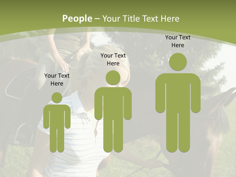 Twopeople Instructor Stockphotos PowerPoint Template