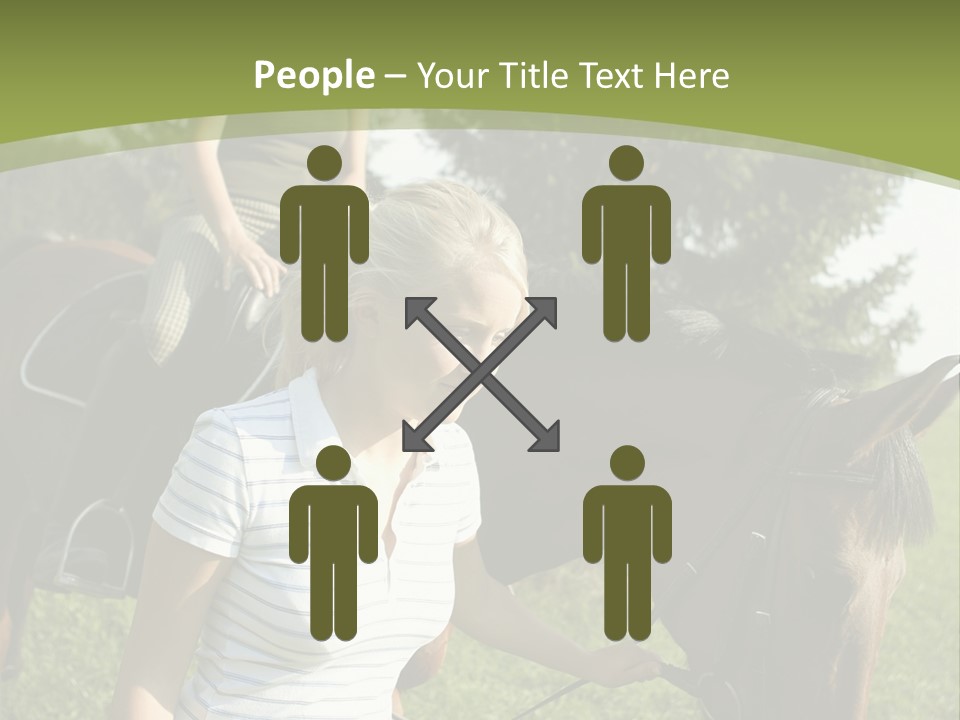 Twopeople Instructor Stockphotos PowerPoint Template