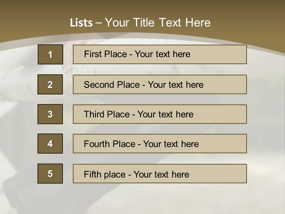 Freetime Posters Rusting PowerPoint Template