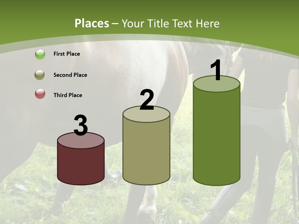 Grass Teenager Stockphotograph PowerPoint Template