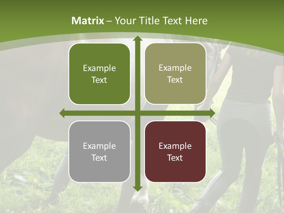 Grass Teenager Stockphotograph PowerPoint Template