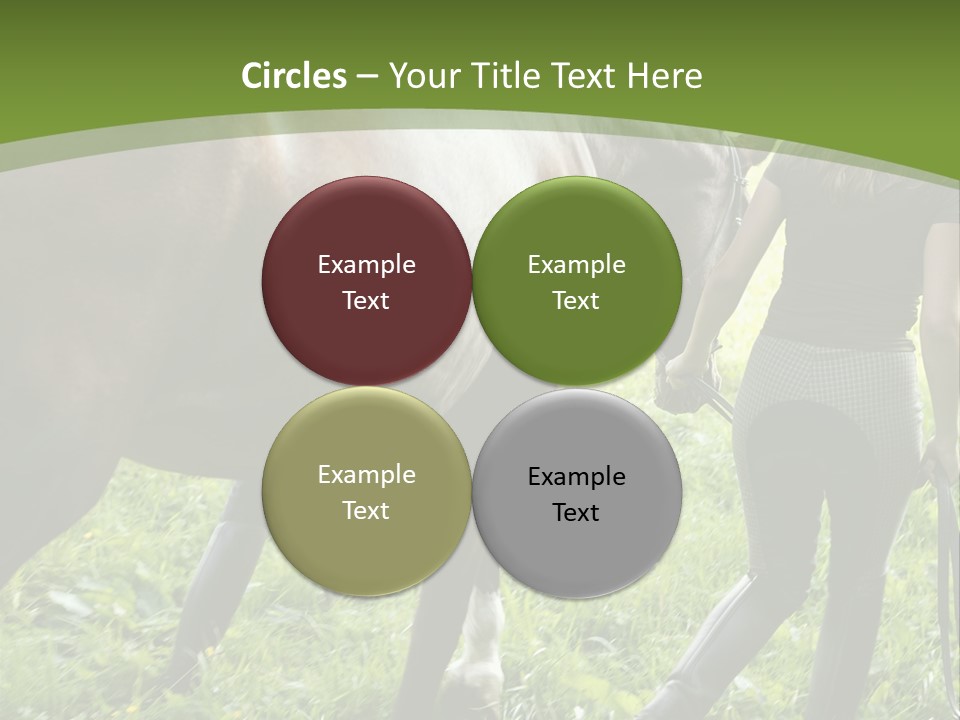 Grass Teenager Stockphotograph PowerPoint Template