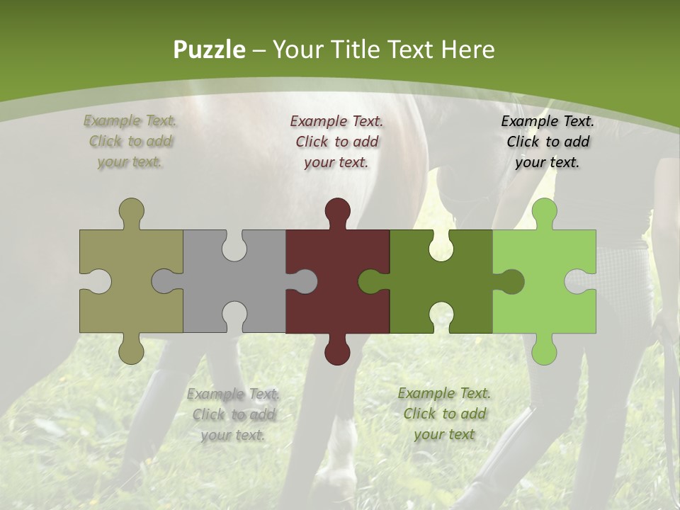 Grass Teenager Stockphotograph PowerPoint Template