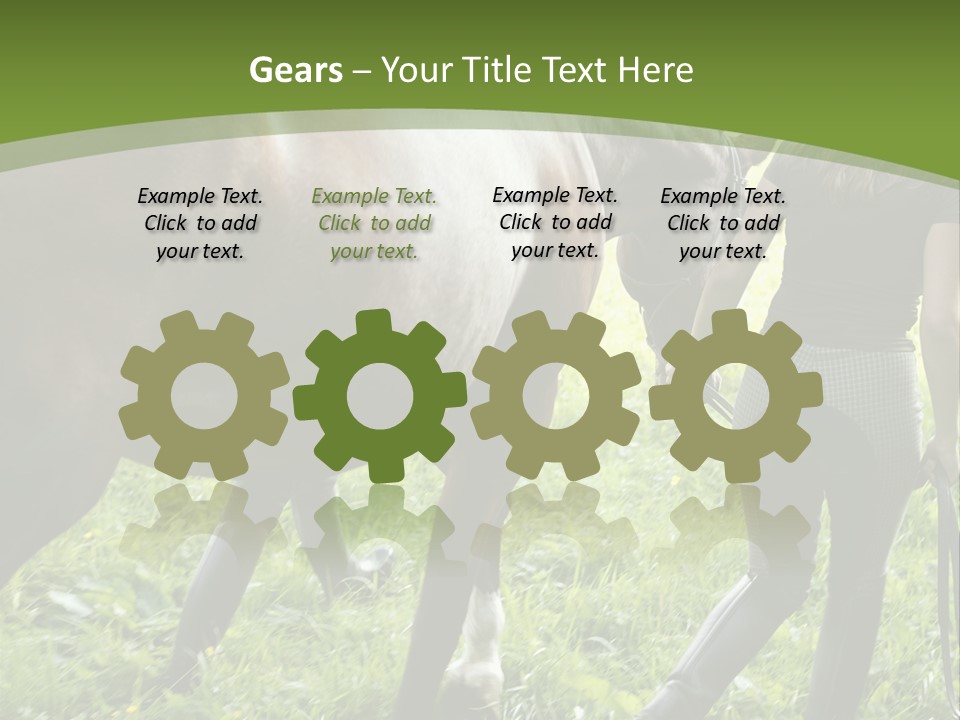 Grass Teenager Stockphotograph PowerPoint Template