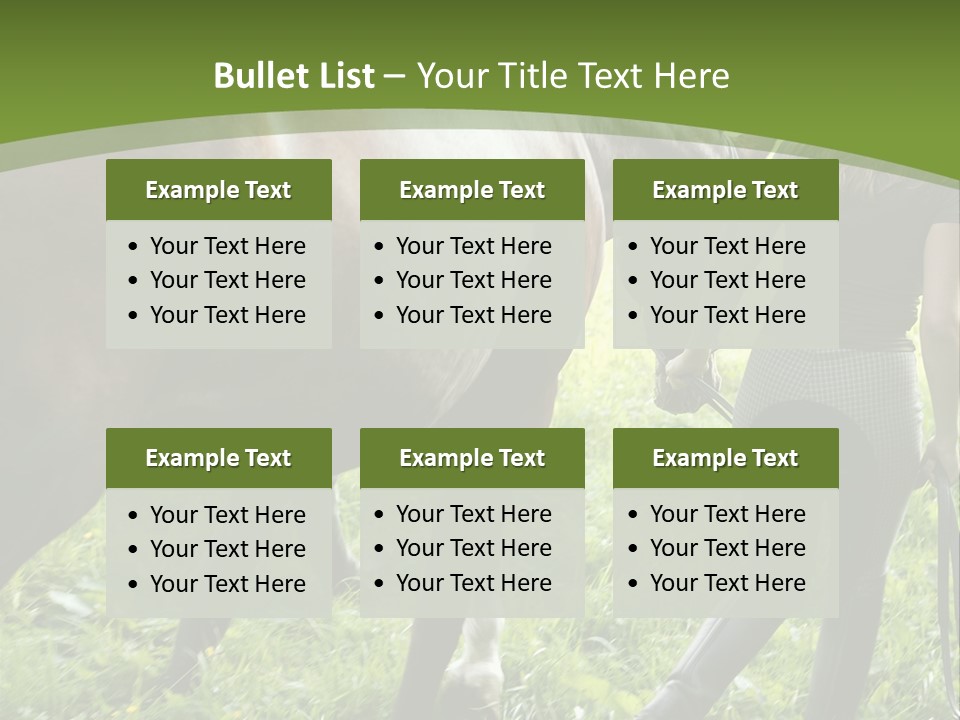 Grass Teenager Stockphotograph PowerPoint Template