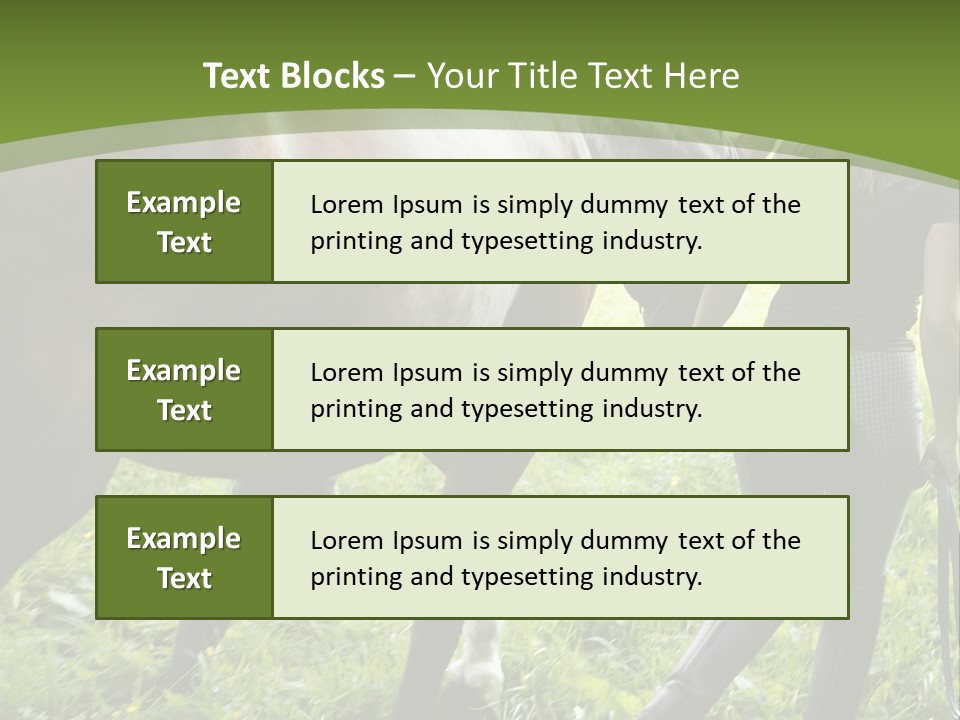 Grass Teenager Stockphotograph PowerPoint Template
