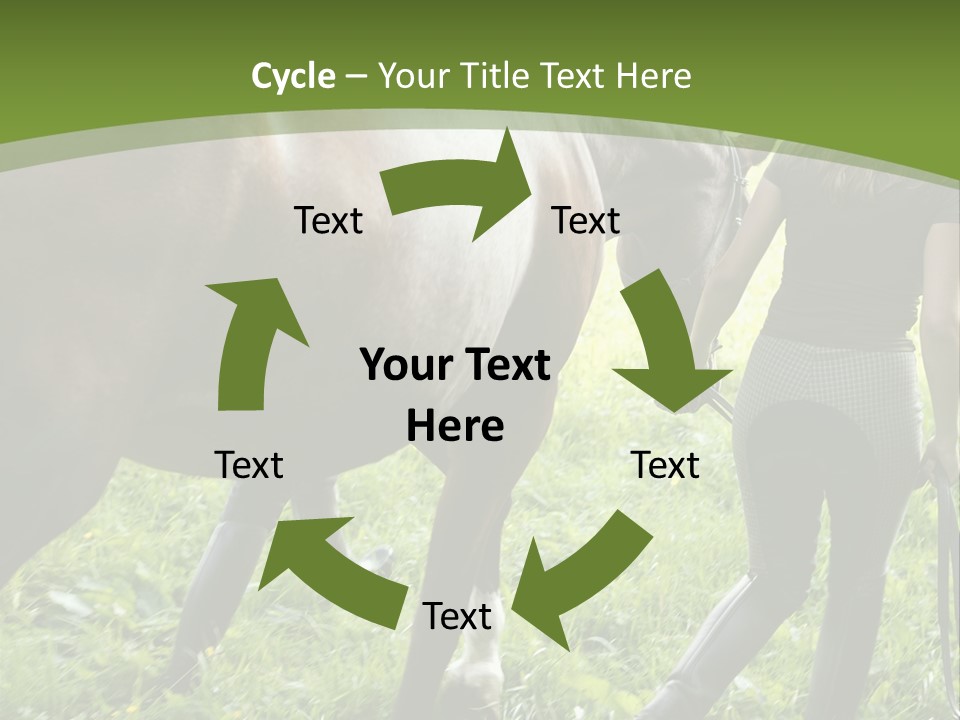 Grass Teenager Stockphotograph PowerPoint Template