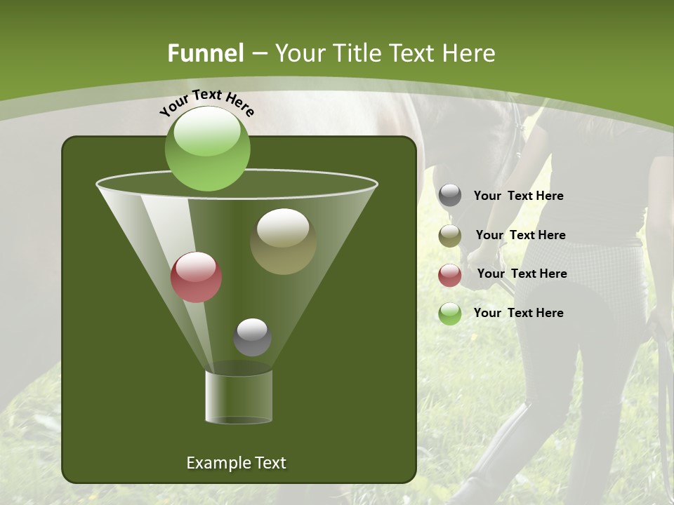 Grass Teenager Stockphotograph PowerPoint Template