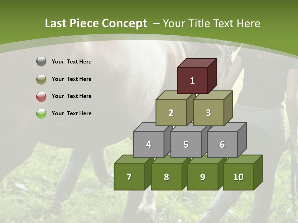 Grass Teenager Stockphotograph PowerPoint Template