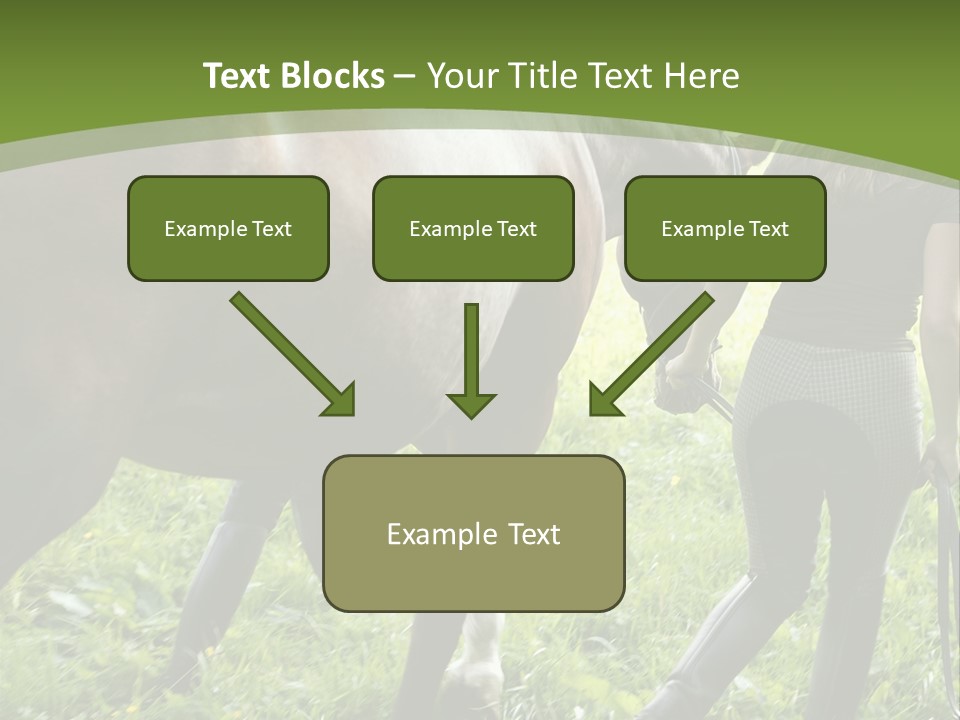 Grass Teenager Stockphotograph PowerPoint Template