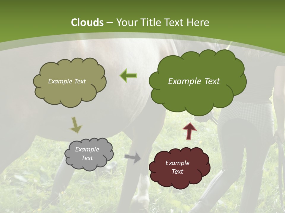 Grass Teenager Stockphotograph PowerPoint Template