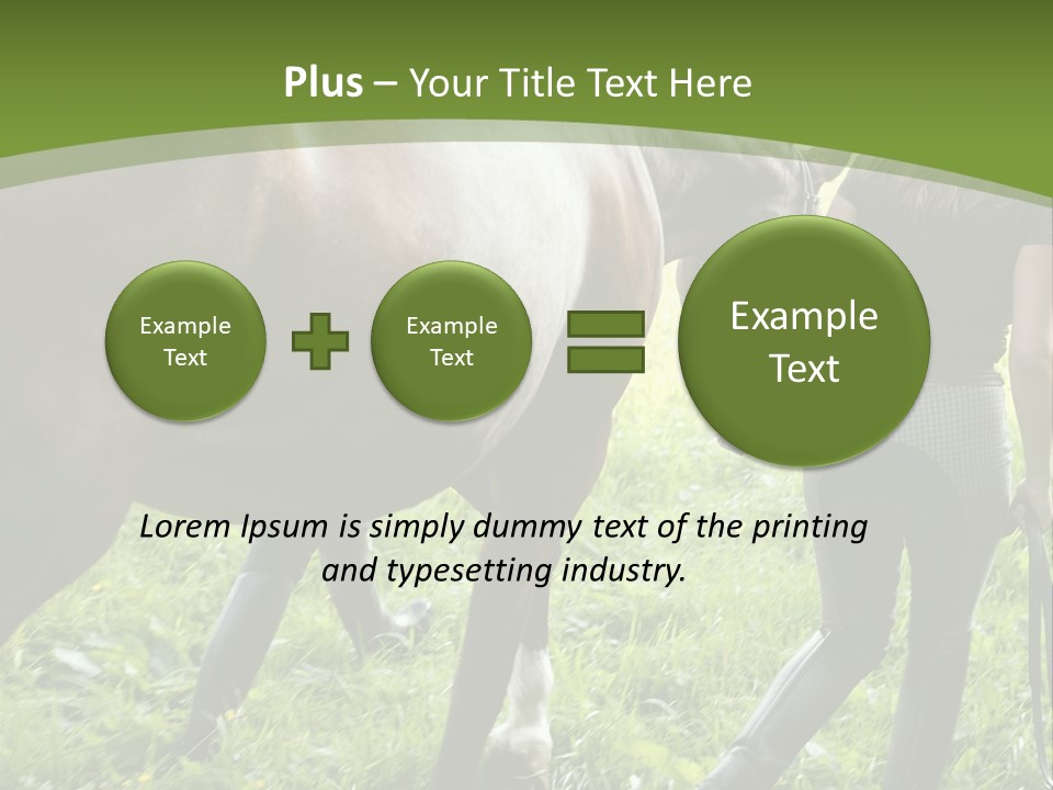 Grass Teenager Stockphotograph PowerPoint Template