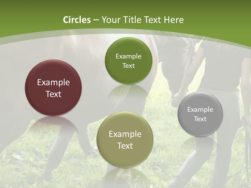 Grass Teenager Stockphotograph PowerPoint Template