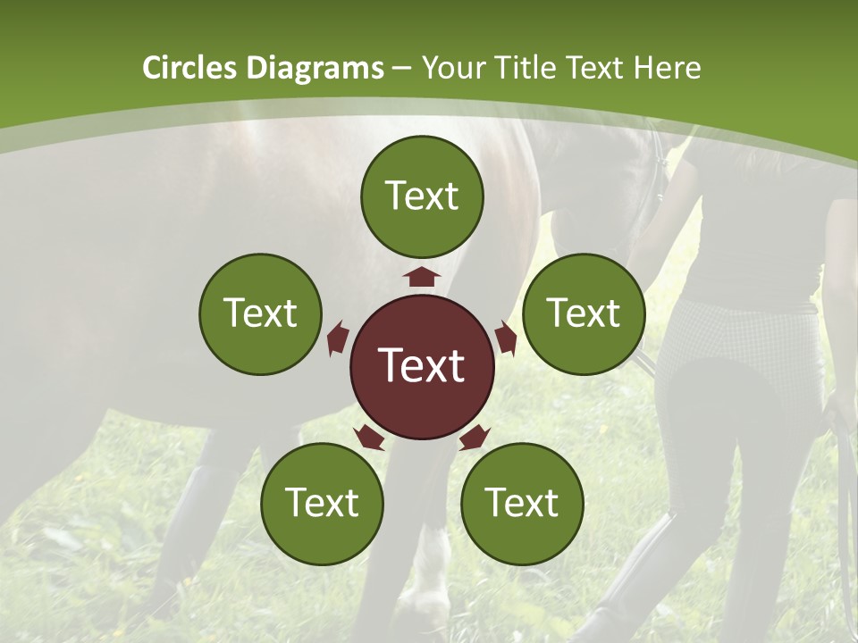 Grass Teenager Stockphotograph PowerPoint Template