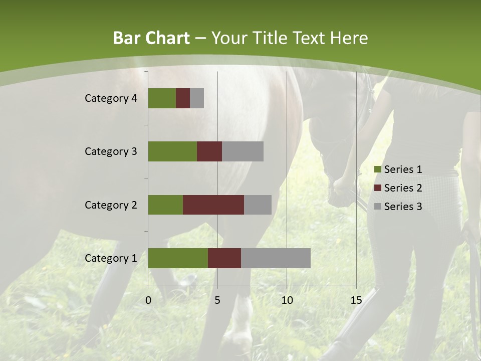 Grass Teenager Stockphotograph PowerPoint Template