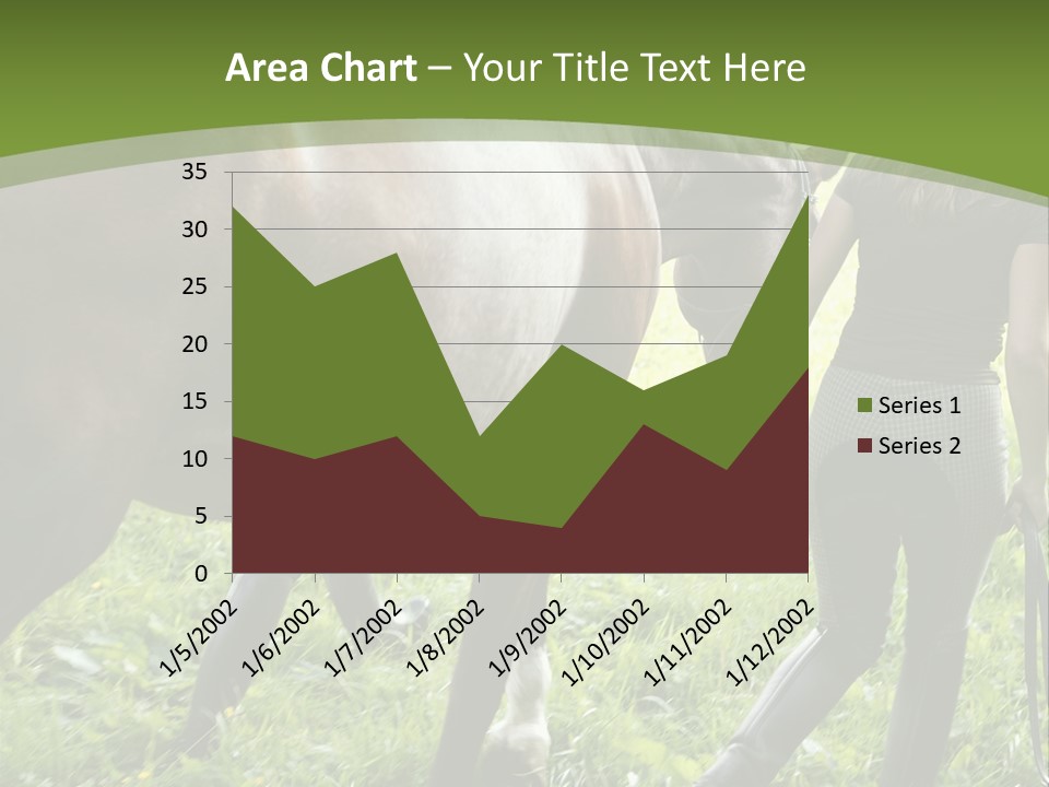 Grass Teenager Stockphotograph PowerPoint Template