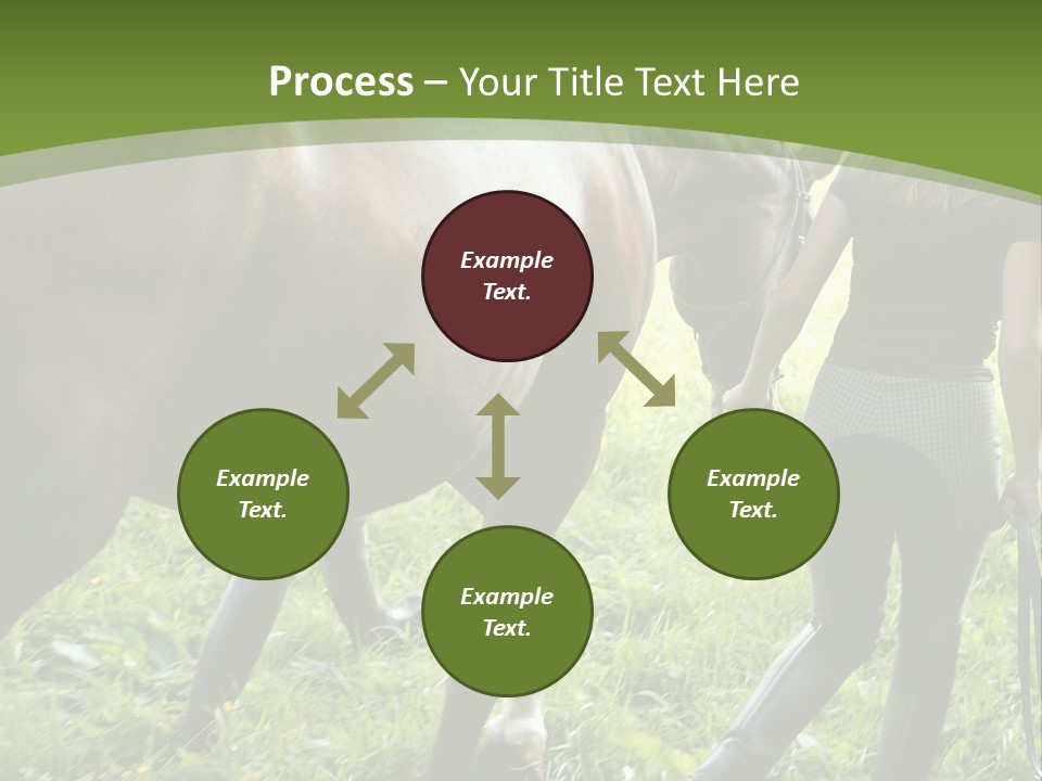 Grass Teenager Stockphotograph PowerPoint Template