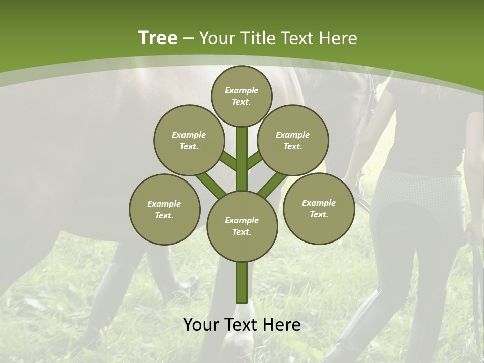 Grass Teenager Stockphotograph PowerPoint Template