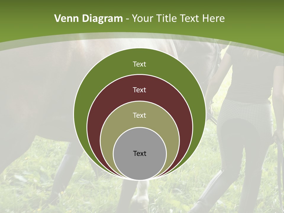 Grass Teenager Stockphotograph PowerPoint Template