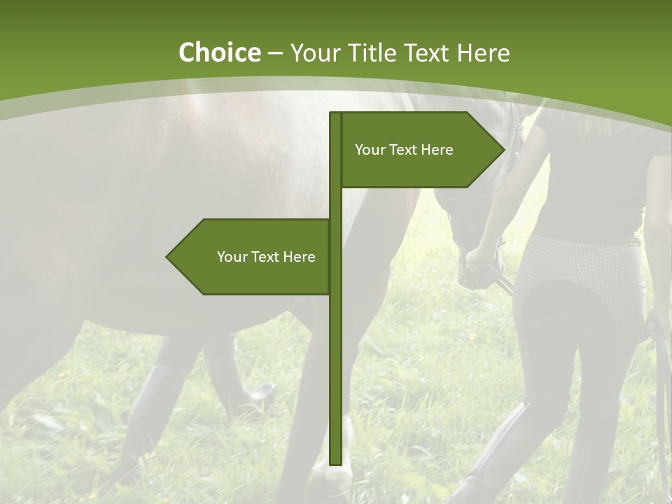 Grass Teenager Stockphotograph PowerPoint Template