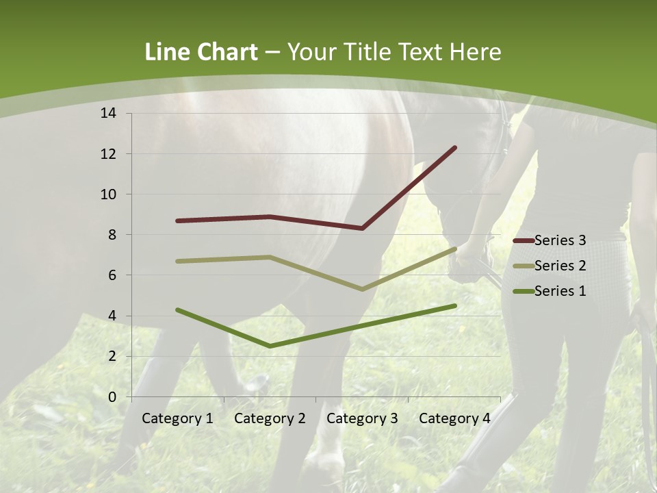 Grass Teenager Stockphotograph PowerPoint Template