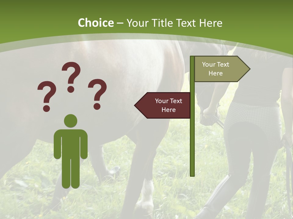 Grass Teenager Stockphotograph PowerPoint Template