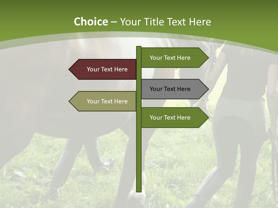 Grass Teenager Stockphotograph PowerPoint Template