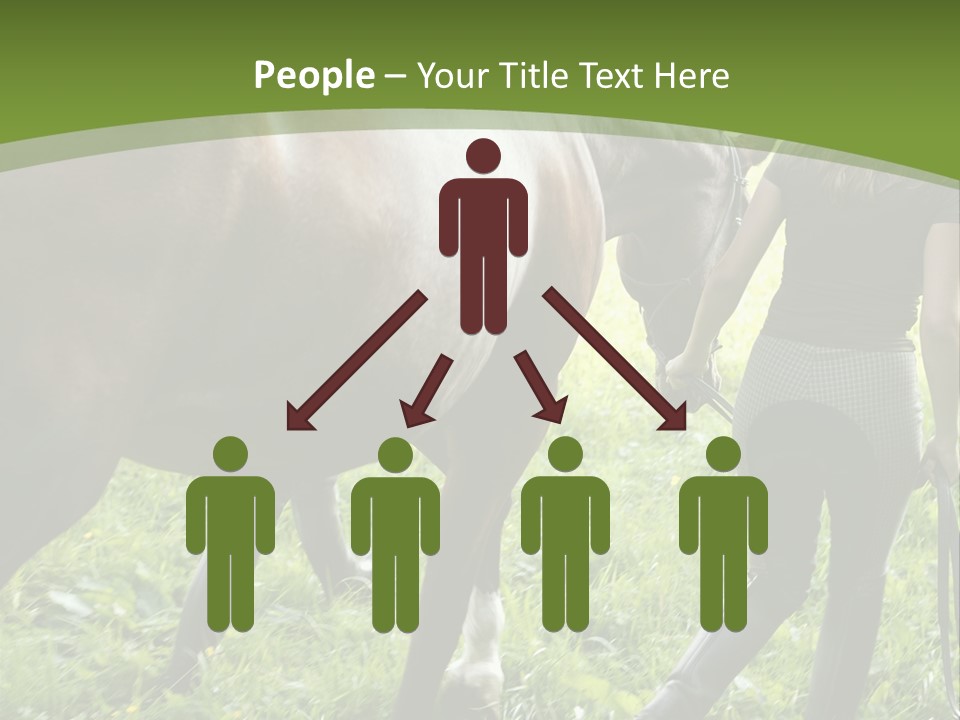 Grass Teenager Stockphotograph PowerPoint Template