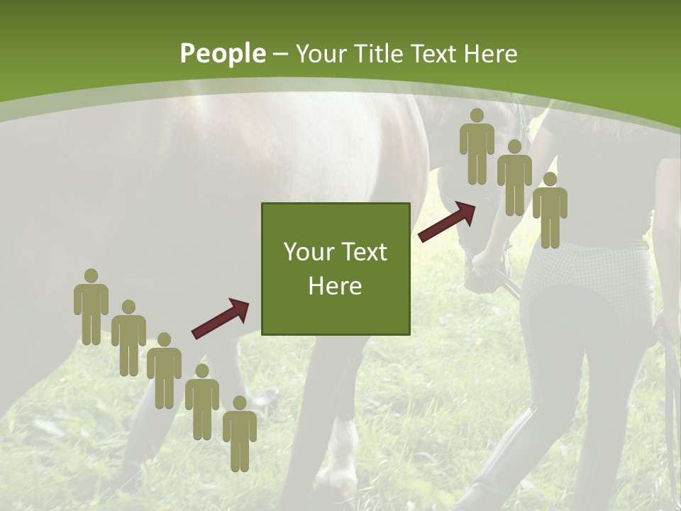 Grass Teenager Stockphotograph PowerPoint Template