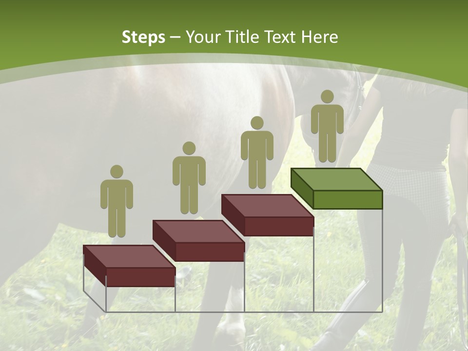 Grass Teenager Stockphotograph PowerPoint Template