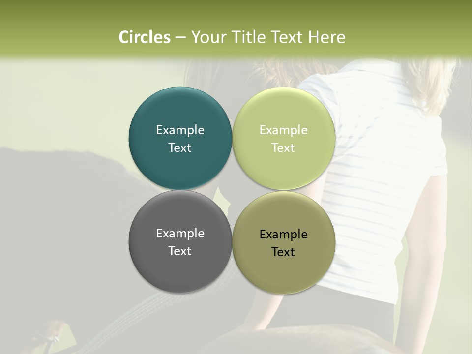 Outdoor Horse Images PowerPoint Template