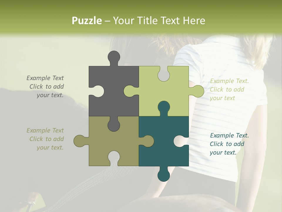 Outdoor Horse Images PowerPoint Template