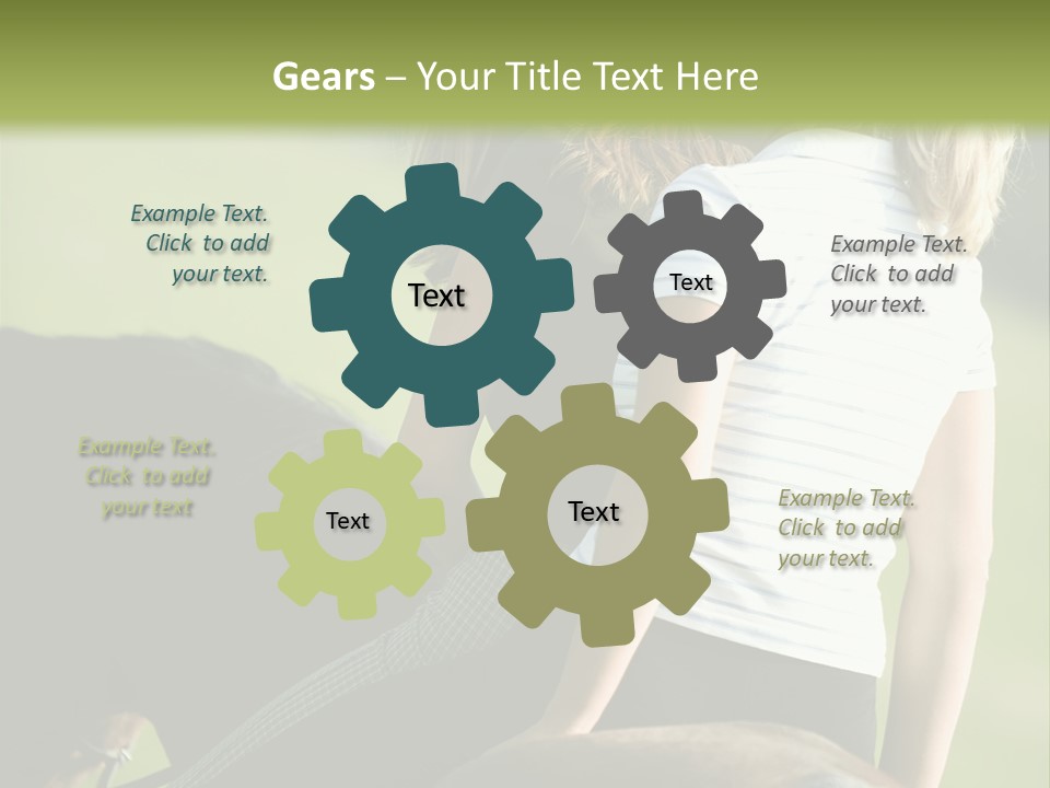 Outdoor Horse Images PowerPoint Template