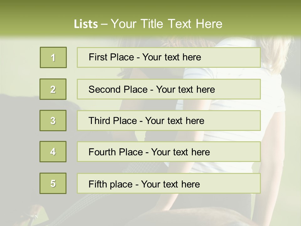 Outdoor Horse Images PowerPoint Template