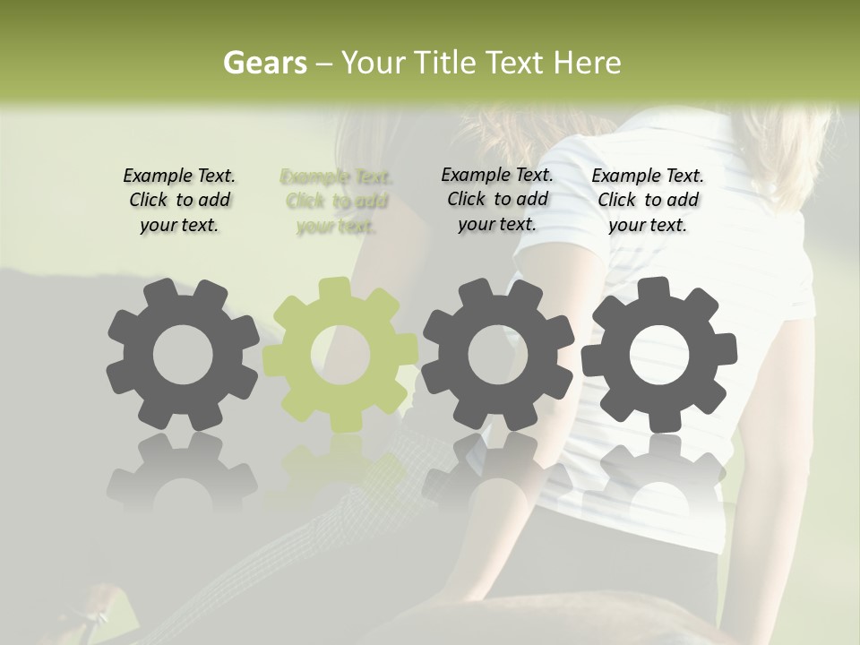 Outdoor Horse Images PowerPoint Template