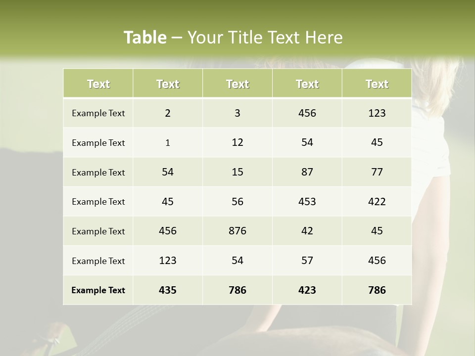 Outdoor Horse Images PowerPoint Template