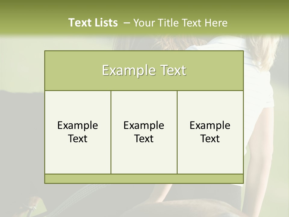 Outdoor Horse Images PowerPoint Template