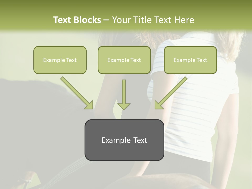 Outdoor Horse Images PowerPoint Template