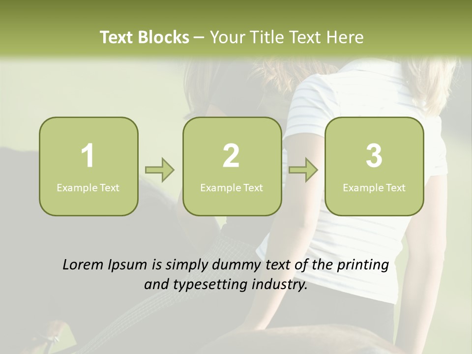 Outdoor Horse Images PowerPoint Template