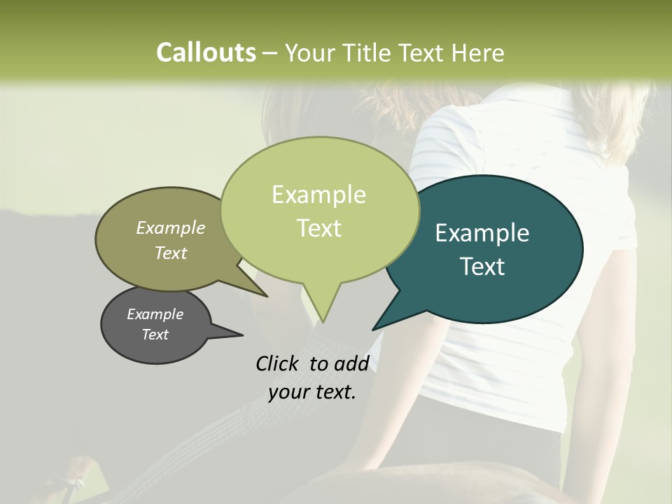 Outdoor Horse Images PowerPoint Template