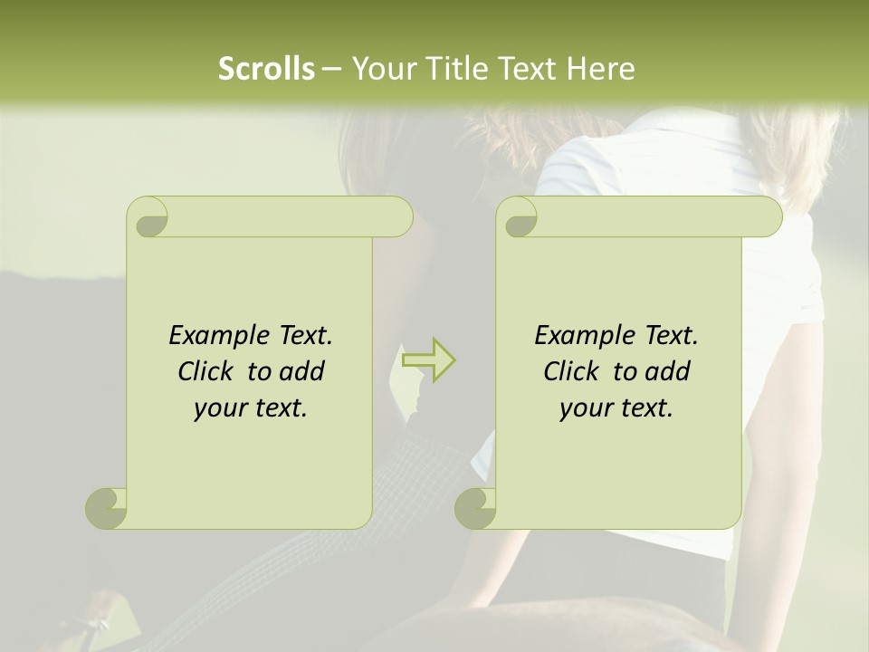 Outdoor Horse Images PowerPoint Template