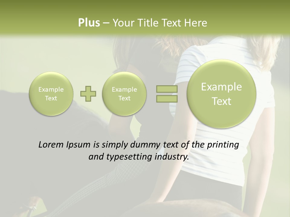 Outdoor Horse Images PowerPoint Template