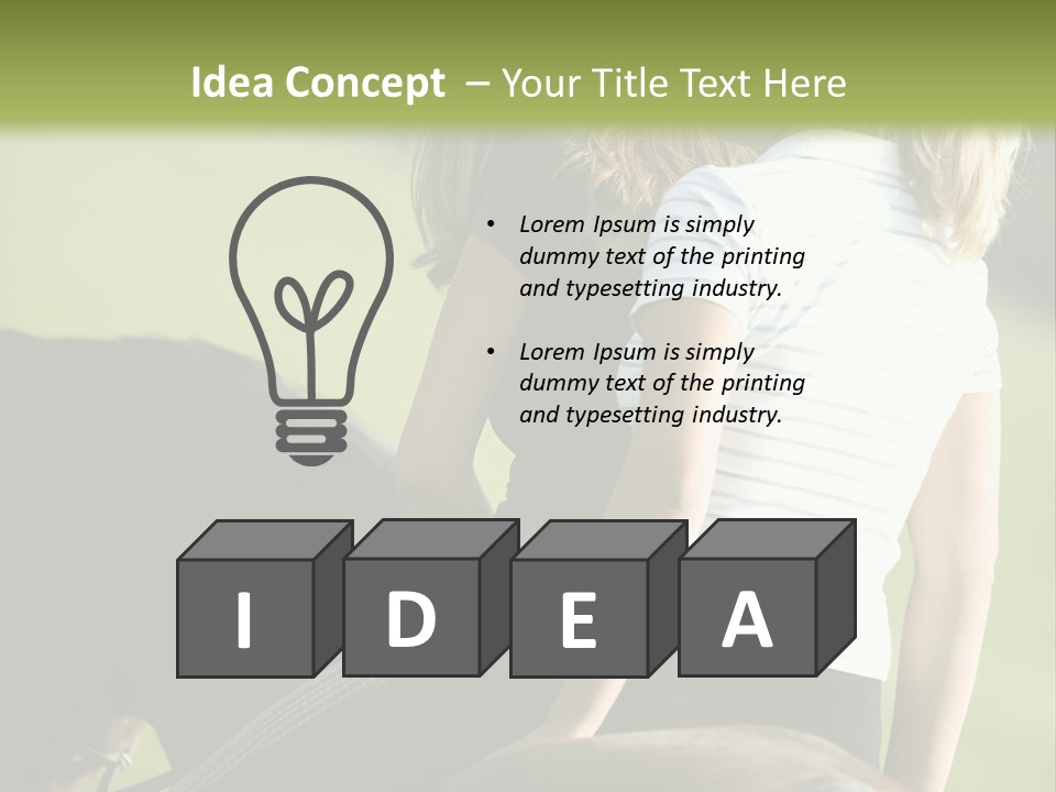 Outdoor Horse Images PowerPoint Template